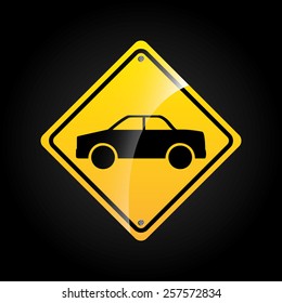 traffic sign design, vector illustration eps10 graphic 