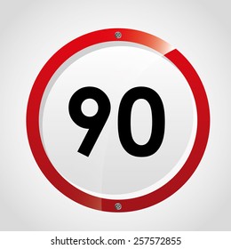 traffic sign design, vector illustration eps10 graphic 