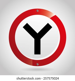traffic sign design, vector illustration eps10 graphic 