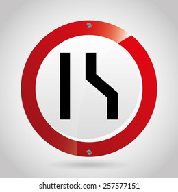 traffic sign design, vector illustration eps10 graphic 