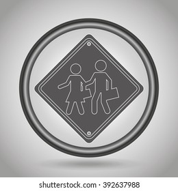 traffic sign design, vector illustration eps10 graphic 