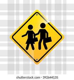 traffic sign design, vector illustration eps10 graphic 