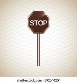 traffic sign design, vector illustration eps10 graphic 