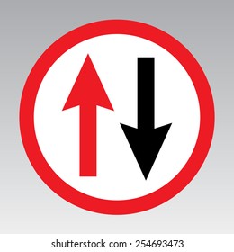 418 Give Way On Oncoming Traffic Images, Stock Photos & Vectors ...