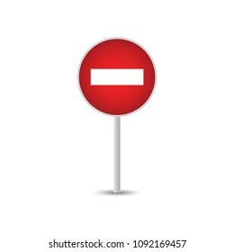 Traffic sign graphic template