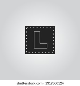 Traffic sign icon