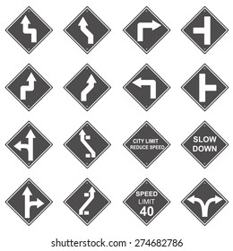 traffic sign icon
