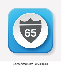 traffic sign icon