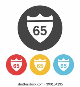 traffic sign icon