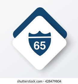 traffic sign icon