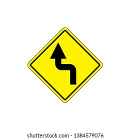 traffic sign icon design template