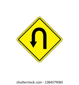 traffic sign icon design template