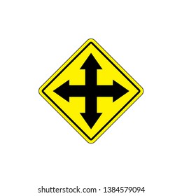 traffic sign icon design template