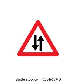traffic sign icon design template
