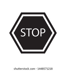 Traffic sign icon design template. Trendy style, vector eps 10