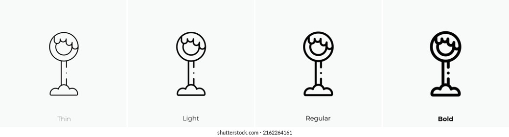 traffic sign icon. Linear style sign isolated on white background. Vector illustration.