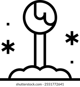 traffic sign icon. Thin linear style design isolated on white background