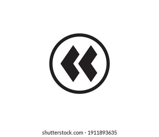 traffic sign icon turn left