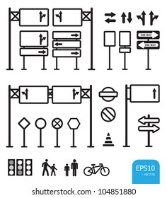 Traffic Sign Icon Vector