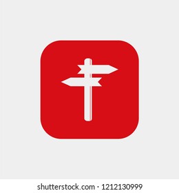 traffic sign icon vector