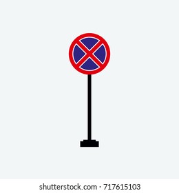 traffic sign icon vector