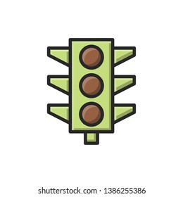 traffic sign icon vector design