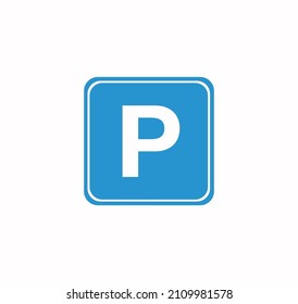 Traffic sign icon vector on a white background
