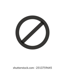 traffic sign. illustration of traffic signs in flat style. Warning is prohibited from entering. vector illustration. vector icon.