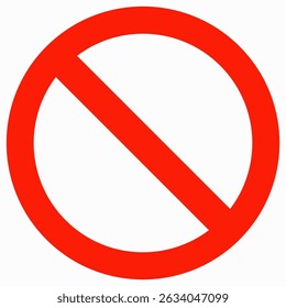 traffic sign. illustration of traffic signs in flat style. Warning is prohibited from entering.vector illustration. vector icon.
