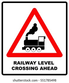 Level Crossing Without Barrier Gate Ahead High Res Stock Images Shutterstock