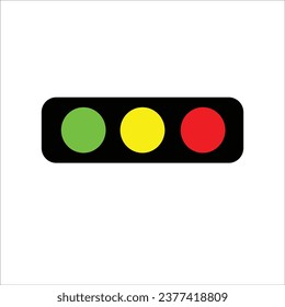 vector de luz de señalización de tráfico para usuarios de carreteras