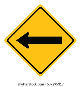 Traffic sign on a white background 