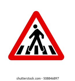 traffic sign pedestrian crossing