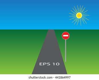 traffic sign prohibited