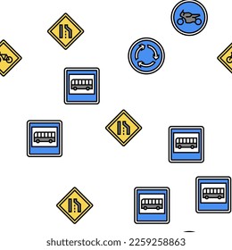 Señal de tráfico Vector de información de carretera Modelo transparente Ilustración de línea delgada