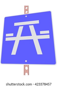 Traffic Sign Road side table