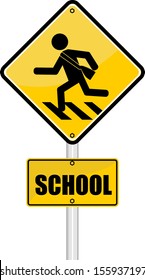 Traffic sign School