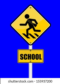 Traffic sign School