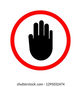 Traffic sign stop set on white background. regulatory warning stop symbol. Vector illustration. 