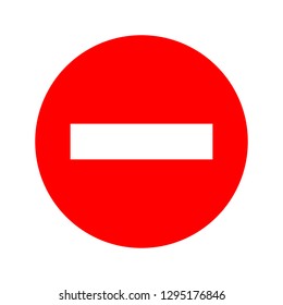 Traffic sign stop set on white background.  regulatory warning stop symbol. Vector illustration. 