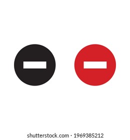 Traffic sign stop vector icon