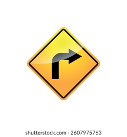 Traffic Sign Street Sign Icon Vector Template