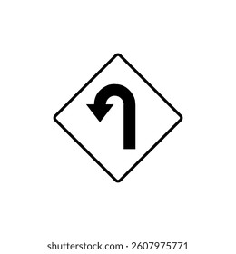Traffic Sign Street Sign Icon Vector Template