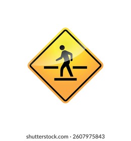 Traffic Sign Street Sign Icon Vector Template