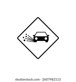Traffic Sign Street Sign Icon Vector Template