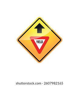 Traffic Sign Street Sign Icon Vector Template