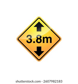 Traffic Sign Street Sign Icon Vector Template