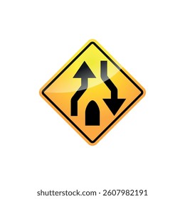 Traffic Sign Street Sign Icon Vector Template