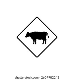 Traffic Sign Street Sign Icon Vector Template