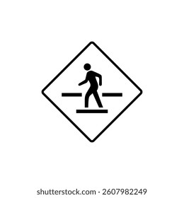 Traffic Sign Street Sign Icon Vector Template